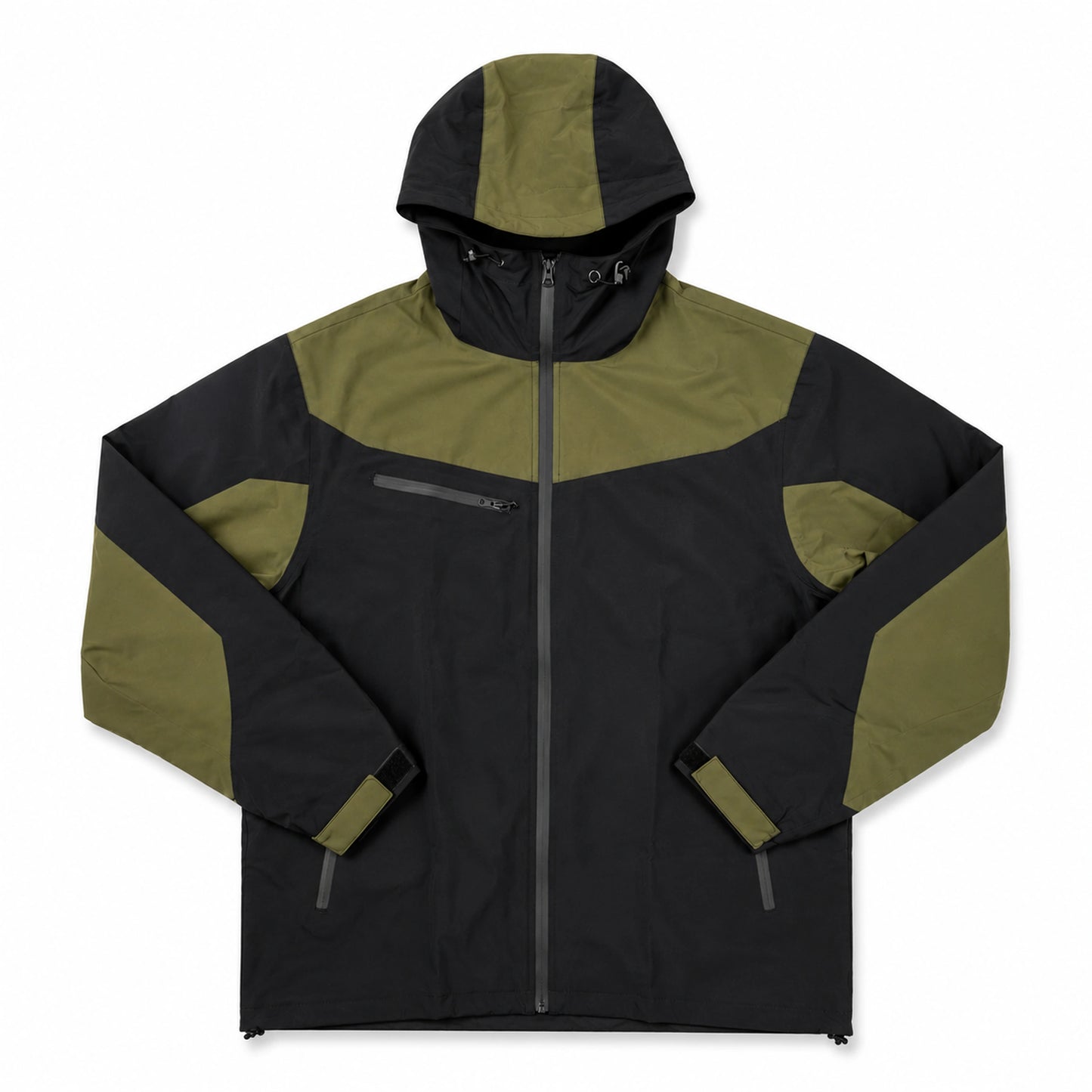 3L Shell Jacket - Green / Black